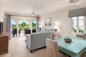 Open plan kitchen leading to the living / dining area