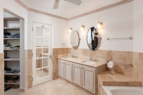 Primary bathroom suite