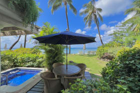 Patio with private pool