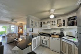 Kitchen and living area