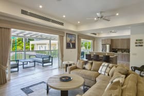 Living area and patio