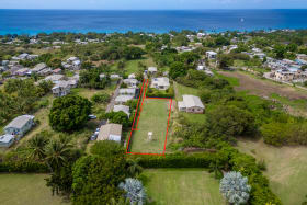Aerial photo of the site