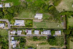 Aerial view of the site