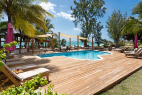 Communal pool and decked area