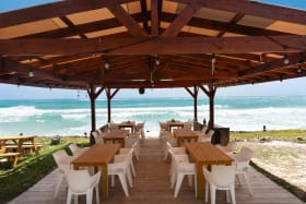 Al fresco dining area