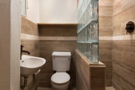 Modernized bathrooms