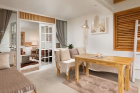 Open plan decked area from the Penthouse