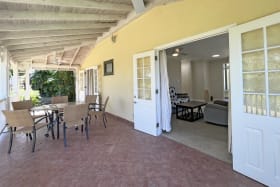 Covered patio