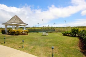 Tennis courts and leisure space