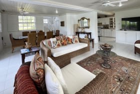 Sitting and dining room opens to verandah