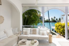 View from living room doors