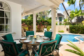 Al fresco dining area