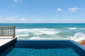 Infinity pool with unobstructed ocean views