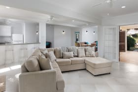 Lower apartment living room