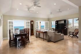 Expansive living & dining area