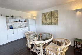 Downstairs apartment kitchen and dining