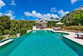Stunning pool and bar/ shower room
