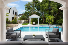 Gorgeous outdoor patio and pool area