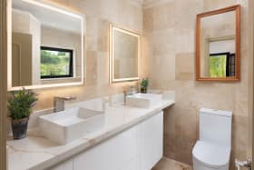 Primary bathroom suite