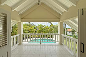 Upper level patio