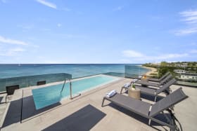 Rooftop pool with amazing sea views