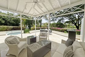 Large patio