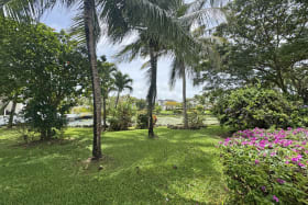 View from large patio