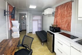 Open plan layout