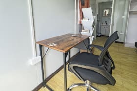 Desk and chair set up