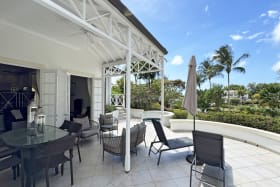 Spacious deck