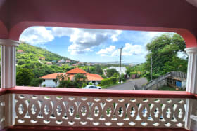 Primary Suite Balcony looking towards Rodney Bay & The Caribbean Sea