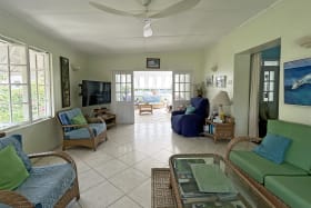 Upstairs - family room off main entrance with bar