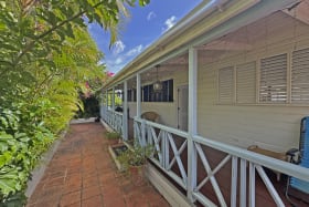Private entry with wraparound verandah