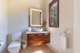 Powder Room On The Main Level