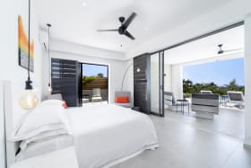 Spacious bedroom with private terrace
