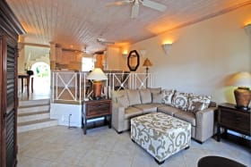 Sitting room leads to spacious veranda