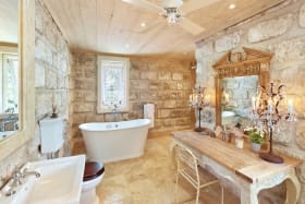 Chattel house bathroom