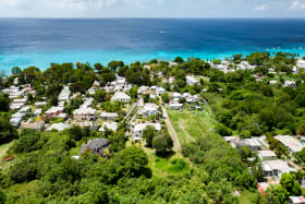 Aerial showing surrounding area and proximity to sea