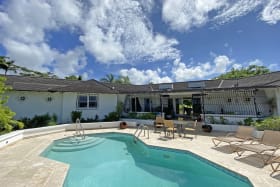 View of the house from the pool deck