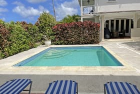 View of house from pool gazebo
