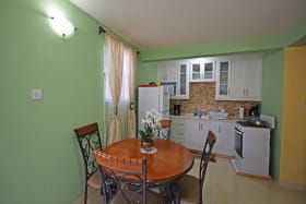 Open-plan dining, living and kitchen