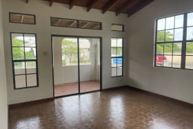 View from the living area to the patio