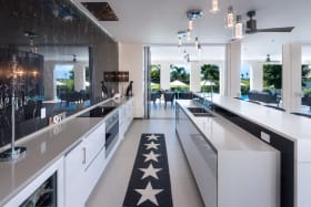 Open plan kitchen