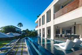 Pool view facing north west
