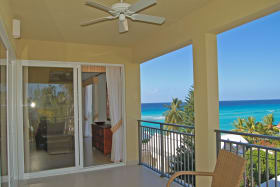 Patio with sea views