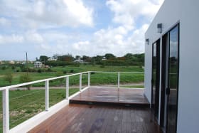 Upstairs patio