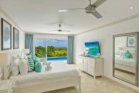 Ensuite bedroom opens  onto pool deck