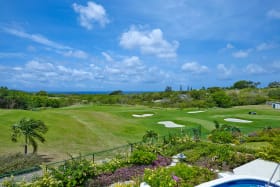 Sea and golf course views