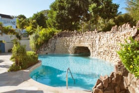 Large swimming pool located at the spa adjacent to Tamarind