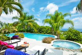 Views of the ocean from the swimming pool and jacuzzi terrace